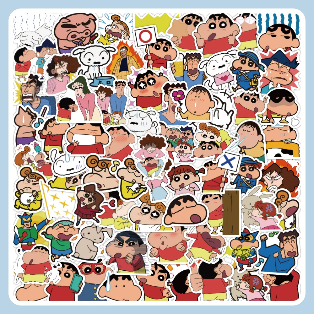 

New 120 Cute Crayons Little New Stickers Instagram Hot Mobile Phone Computer Luggage Account Decorative Stickers Waterproof