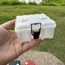 Magnetic Waterproof Jewelry & Key Holder Safe (Transparent)