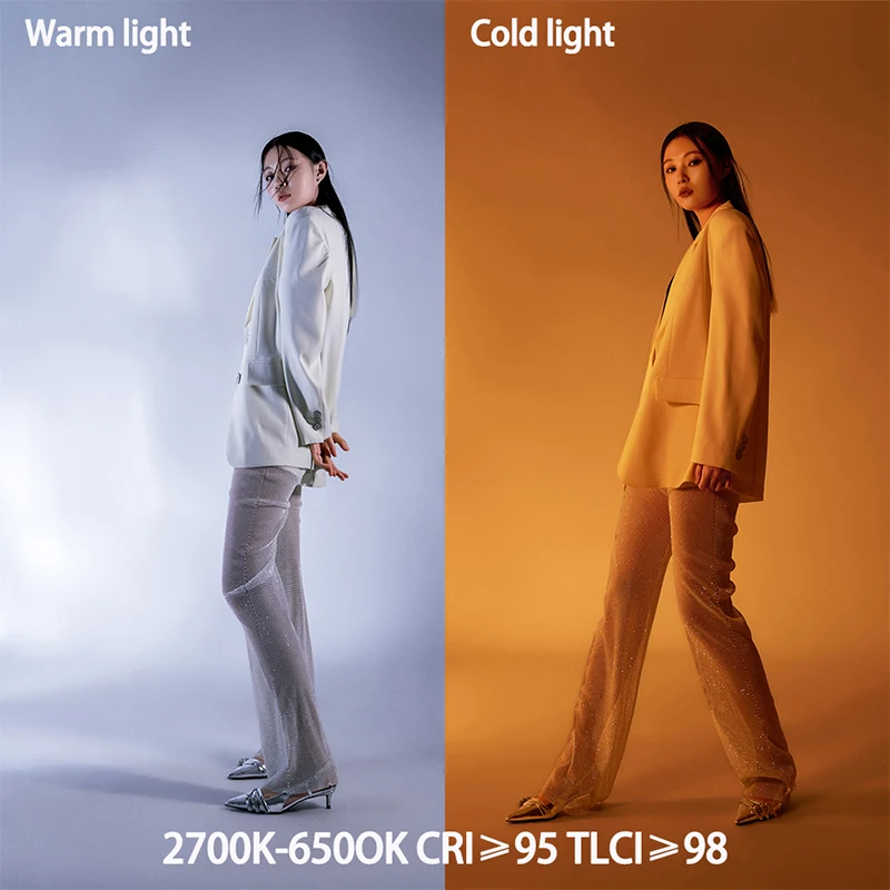 지윤 시네피어 C100 RGB/시네피어 C100 RGB 콤보 100W 핸드헬드 스틱 LED 조명 2700K-6500K 패널 조명으로 변형 가능