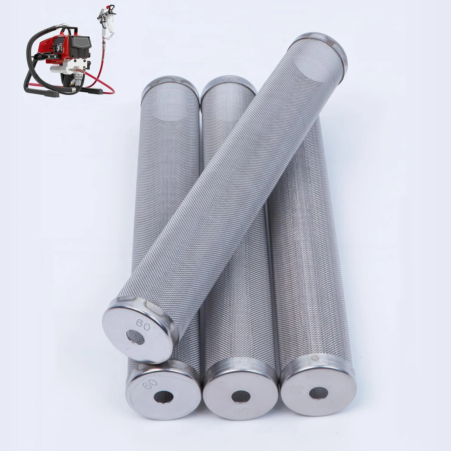 730-067 60 Mesh 4-Packs Fluid Manifold Filter Compatible with Titan Impact 440, 740, 1040i, 640i, 840i, Elite 2000, PowrPin 3500