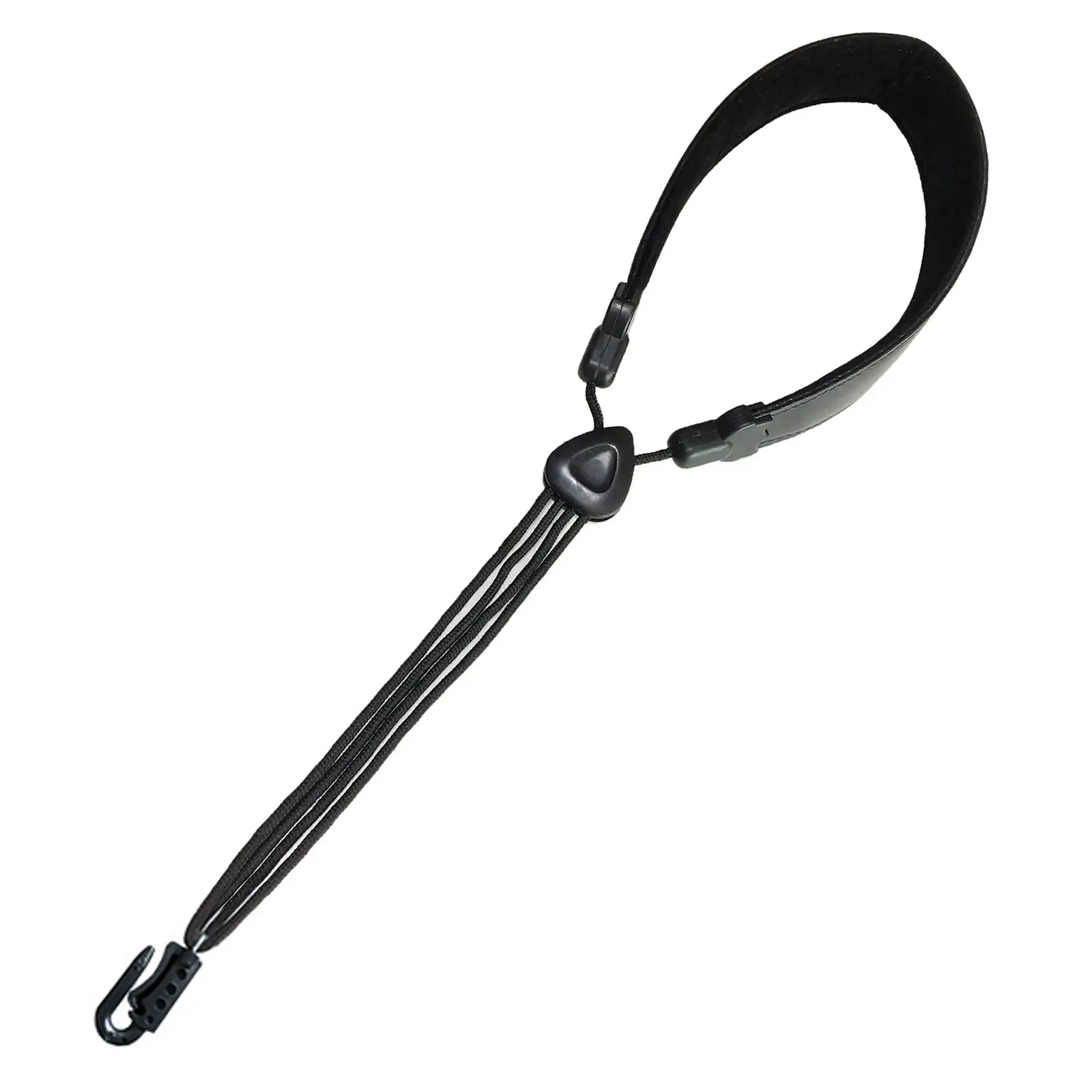 Premium Leather Saxophone Shoulder Harness Strap with Hook Clasp