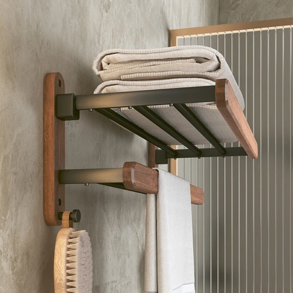 Bathroom Towel Rack Bathroom Towel Shelf Perforated Wall Mounted shelves Bathroom Accessories bathroom hardware set bathroom hardware accessories