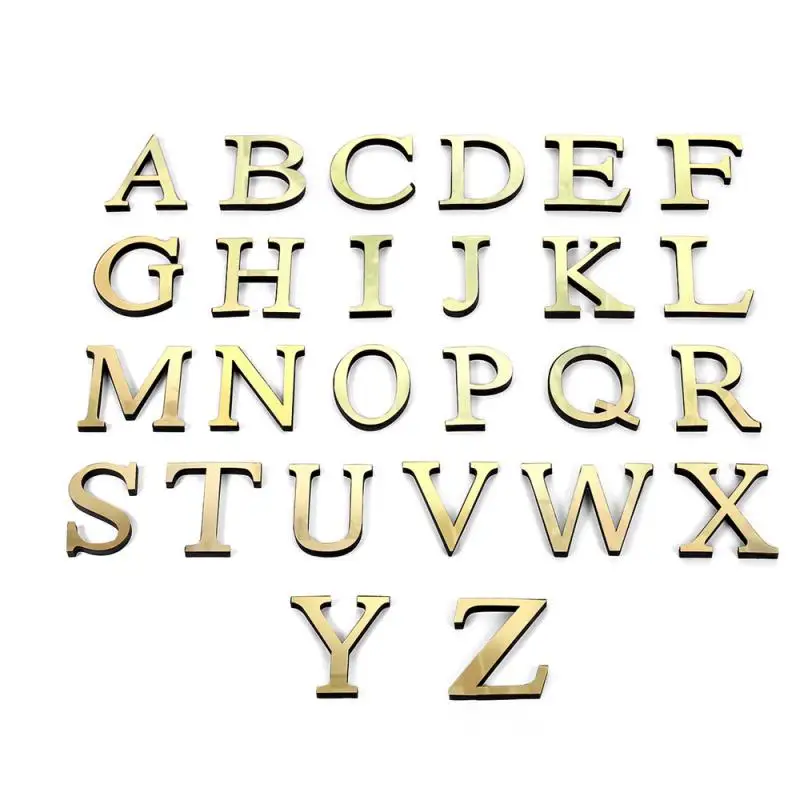 Three-dimensional Wall Stickers Modern Fashionable No Residue Highest Evaluation Smooth Best Selling Luxury Golden Mirror Decal