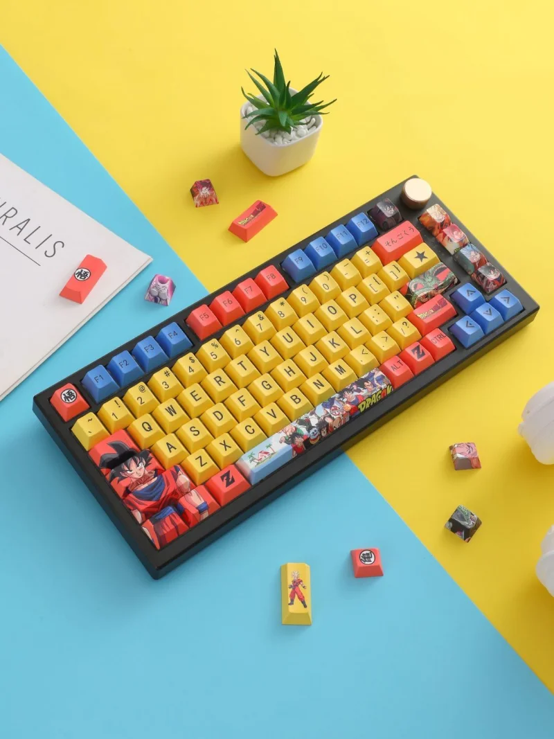 メカニカルゲーミングキーボード,pbtキーキャップ,Cherry MX