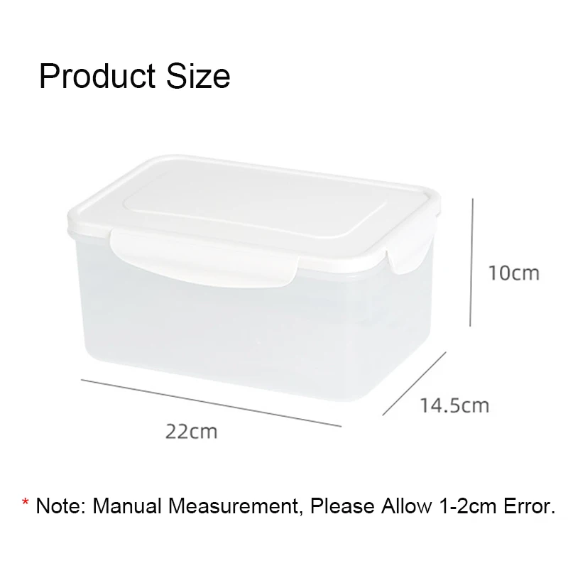 Refrigerator Frozen Meat Four-compartment Storage Box Food-grade Freezer  BFDKWA 