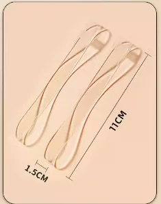 Transparente, unsichtbare Schnürsenkel für Damen, High Heels, Sandalen, Riemen, Riemen, rutschfest und nicht begrenzend, feste Anti-Drop-Schnürsenkel – Detail 5