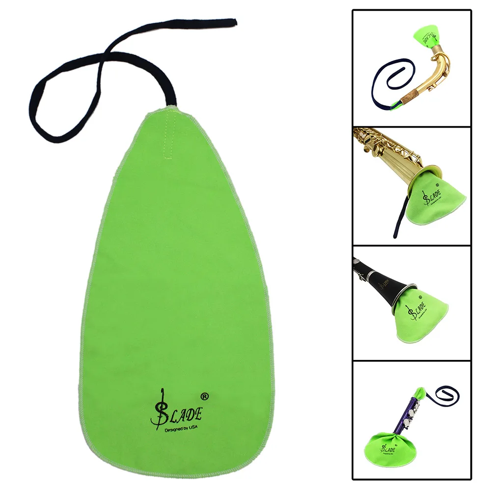 1Pcs Saxophone Cleaning Cloth Piccolo Flute Clarinet Sax Wiping Cloth for Inside Tube 6 Color Woodwind Musical Instrument Parts