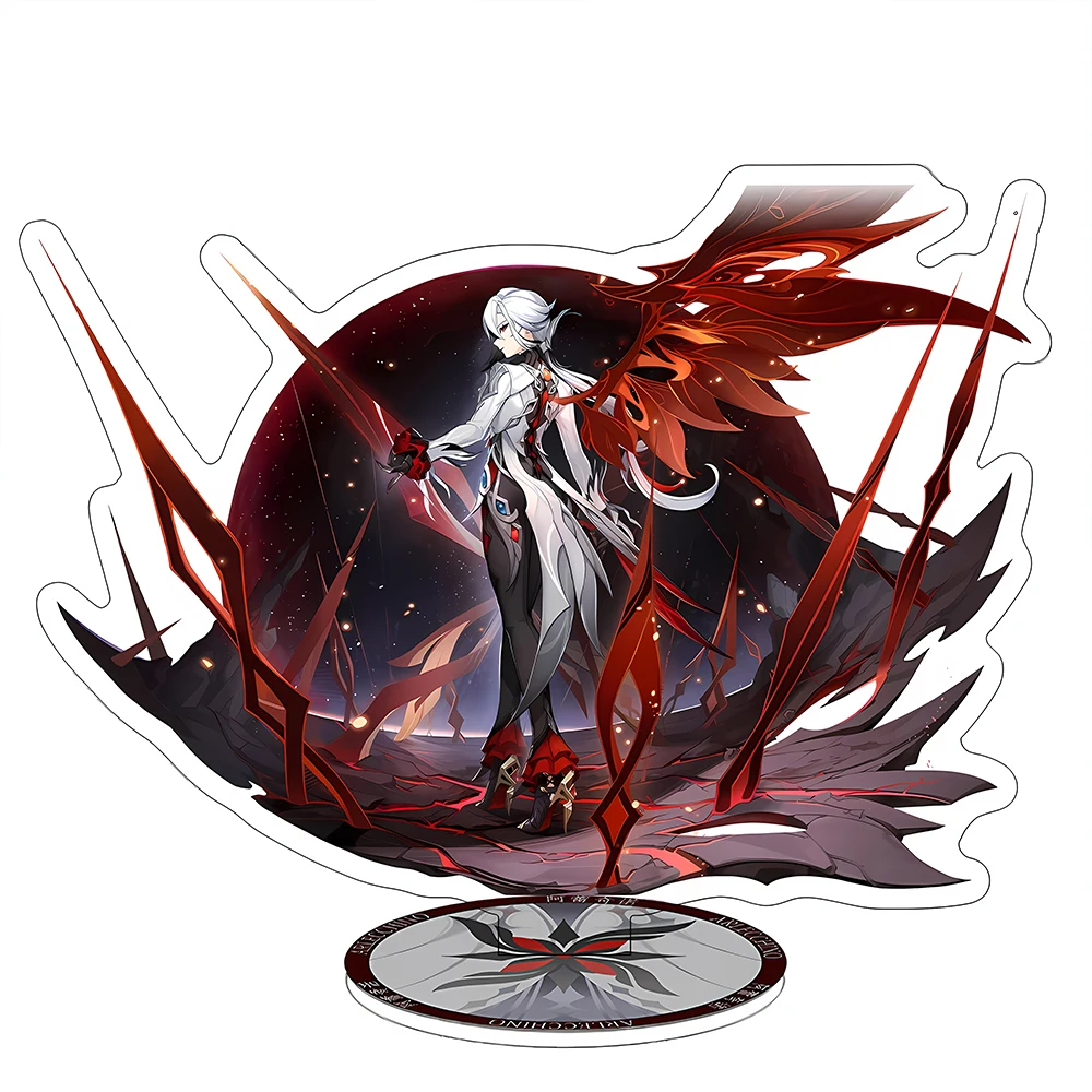 Wriothesley Furina Neuvillette Lyney Alhaitham Xiao Genshin Impact Anime Wanderer Acrylic Stand Model Desk Decor Standing Sign