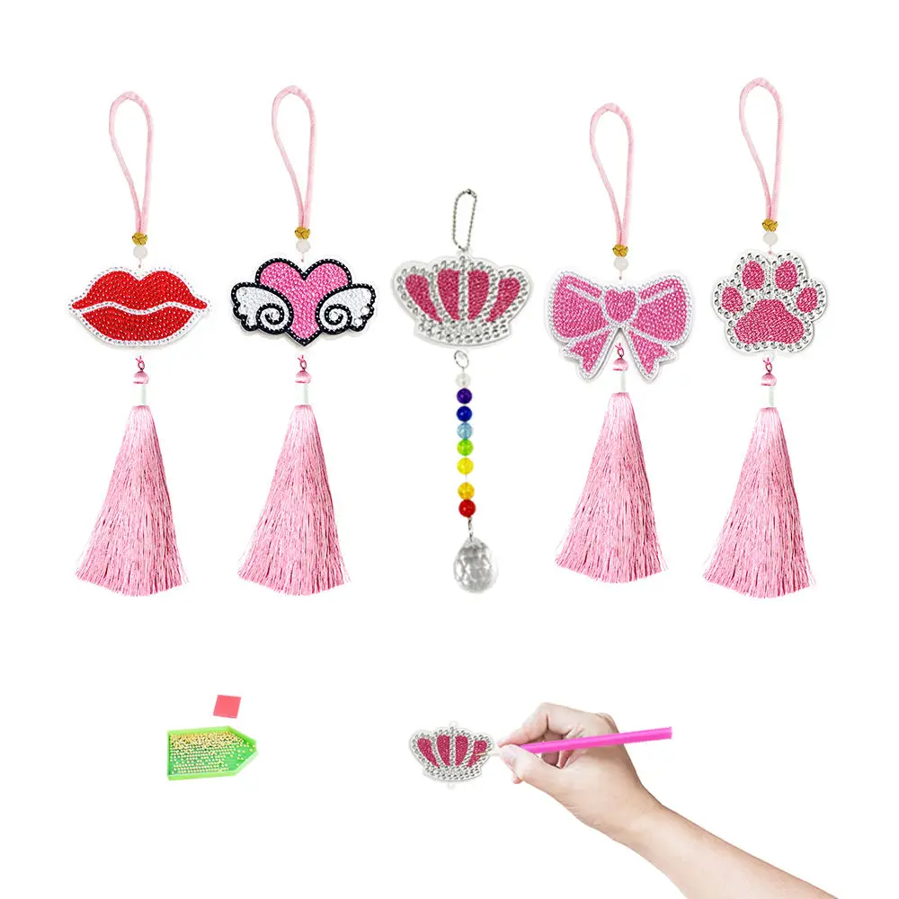 

new style 5d Diamond Paintings Pendant Diy Cartoon Crystal Diamond Ornaments custom design approved