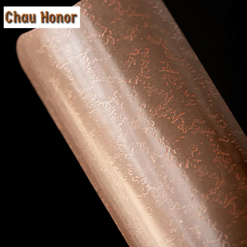 Chinese Red Copper Teaspoon Tea Scoop Spoon Tea Leaves Chooser Holder Tools Kung Fu Tea Set Tea Ceremony Accessories Teaware