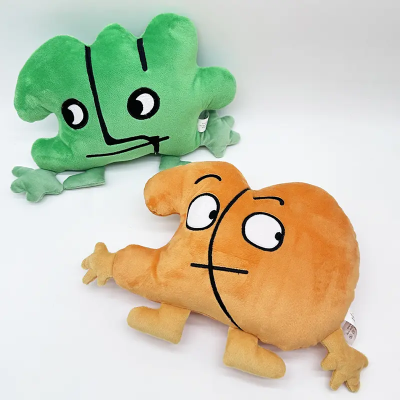Bfdi Plushie Battle for Dream Island Plush Toy Four Ten Fourteen Stuffed Animal Leafy Firey Coiny Bubble Cake Lollipop Kids Gift - Image 2