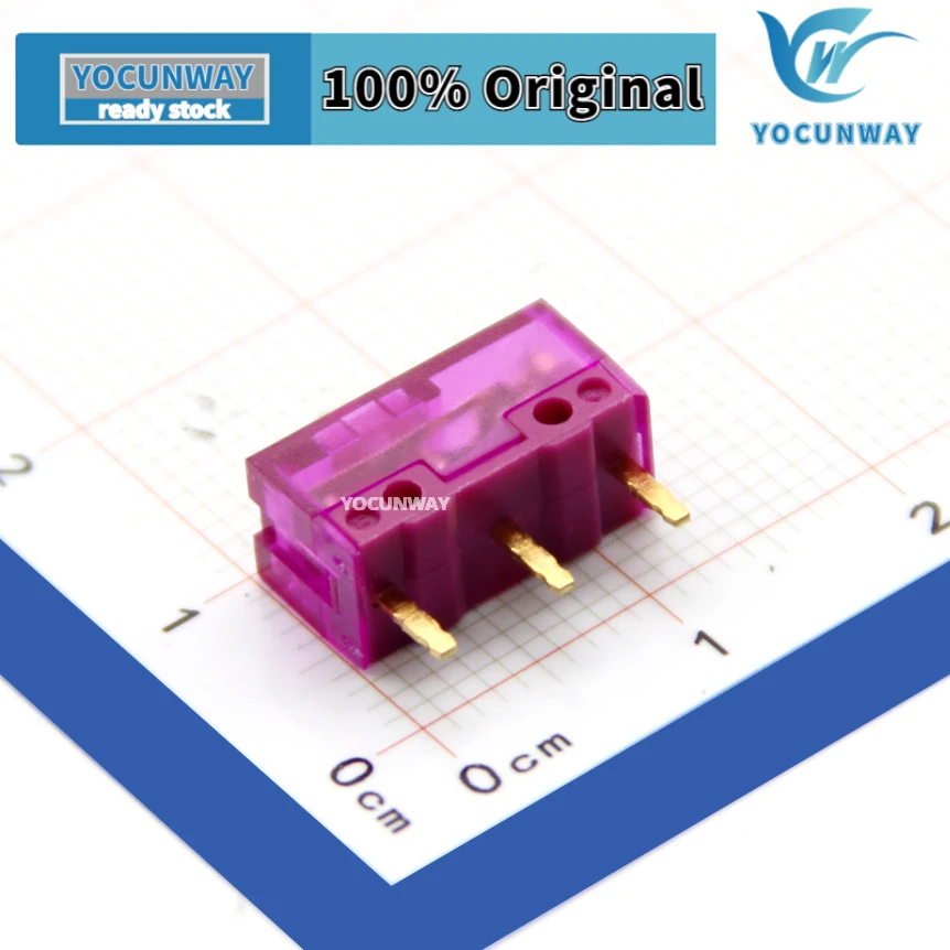 1Pcs HCNHK Mouse Micro Switch Purple Gold Pink Dot 150million Lifespan