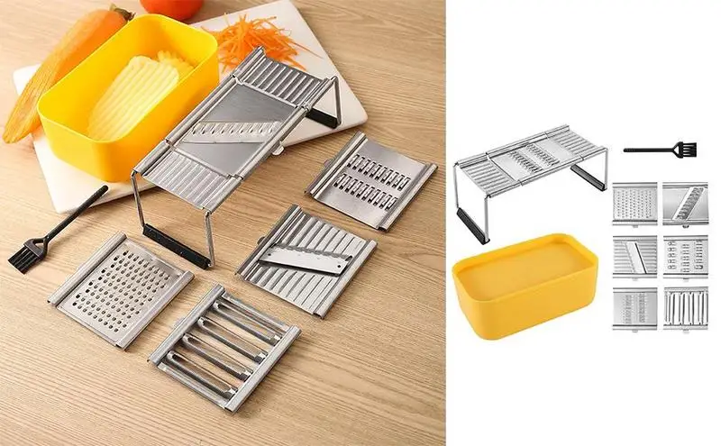 

Многофункциональная кухонная утварь для салата, измельчитель для овощей, измельчитель для моркови, картофеля, ручной измельчитель, кухонные аксессуары для лука, огурцов