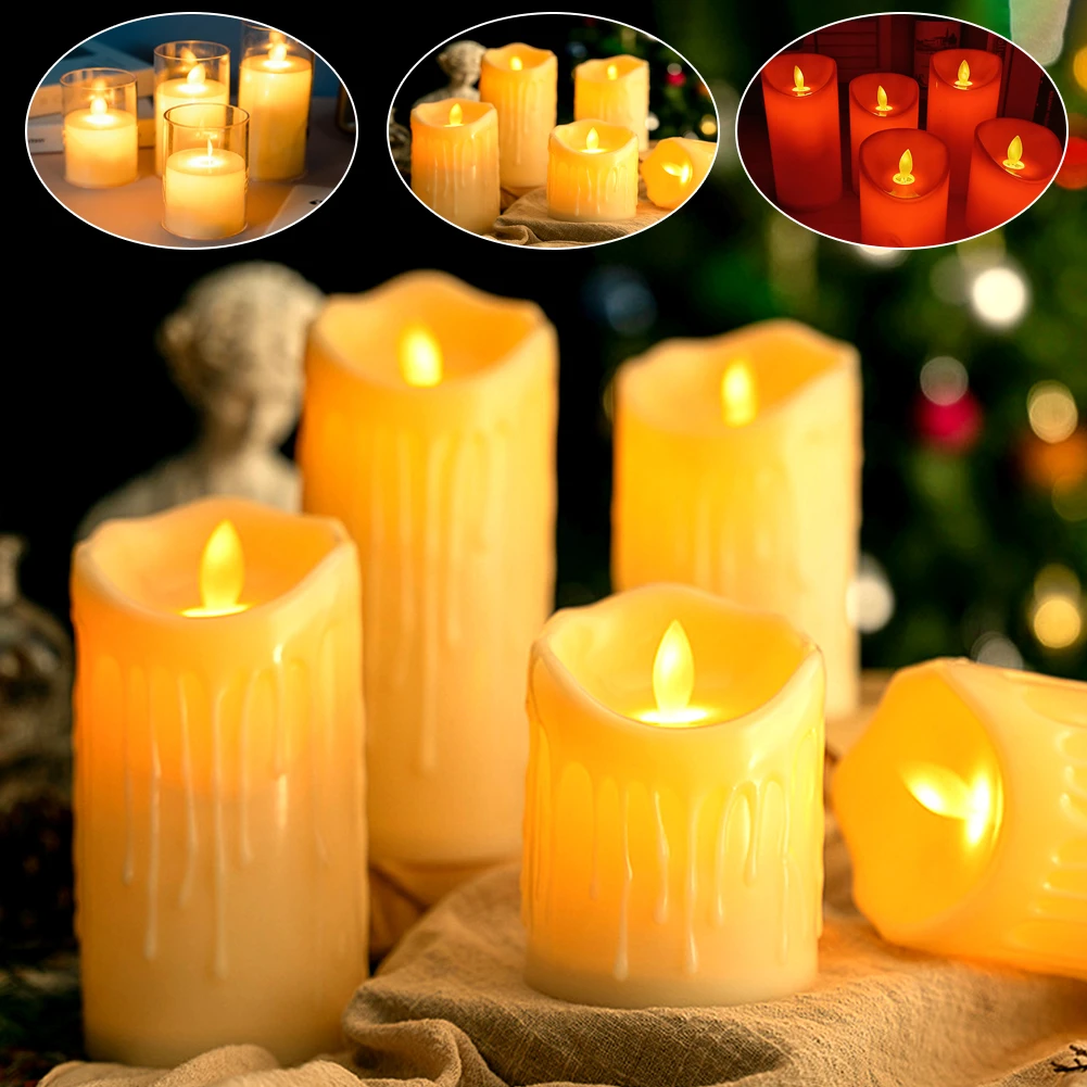 Decorative Battery Operated Candles Battery Operated Holiday Candles