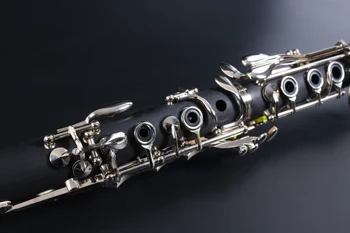 Professional Clarinet Bb key Ebonite Wood Nickel Plated Key Clarinet Case Parts