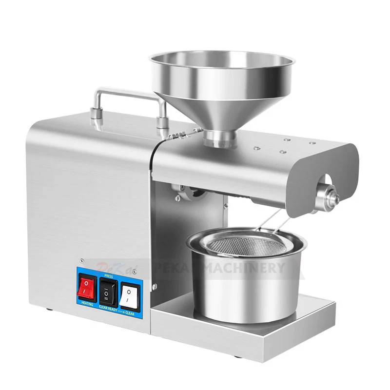 RG-311 Edible Oil Maker Stainless Steel Automatic Home/Commercial peanut Oil Press Machine