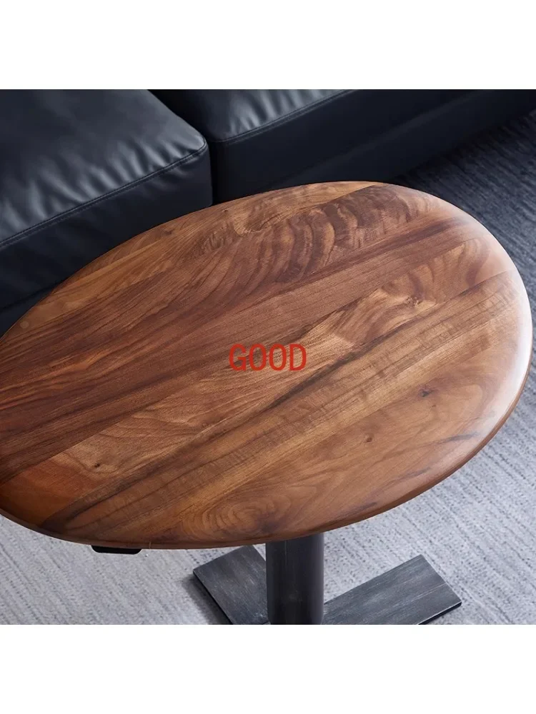 ~Black walnut lifting table solid wood desk computer table mobile desk workbench sofa