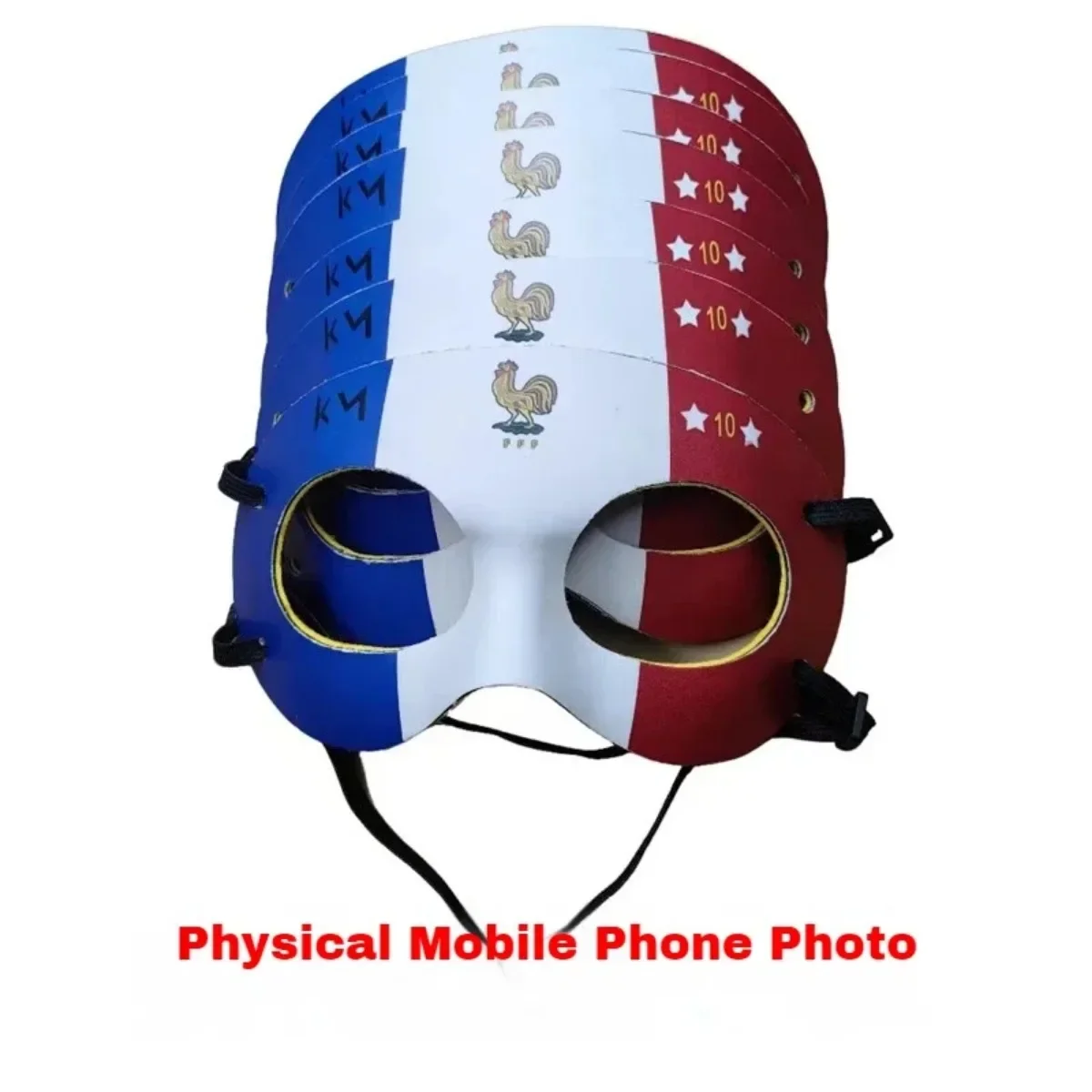 Face Mask Cosplay Mbappe Masque The French Flag Sports Protective Football Stars with The Same Model for Halloween Parties face mask halloween mask party masks 3d face masks