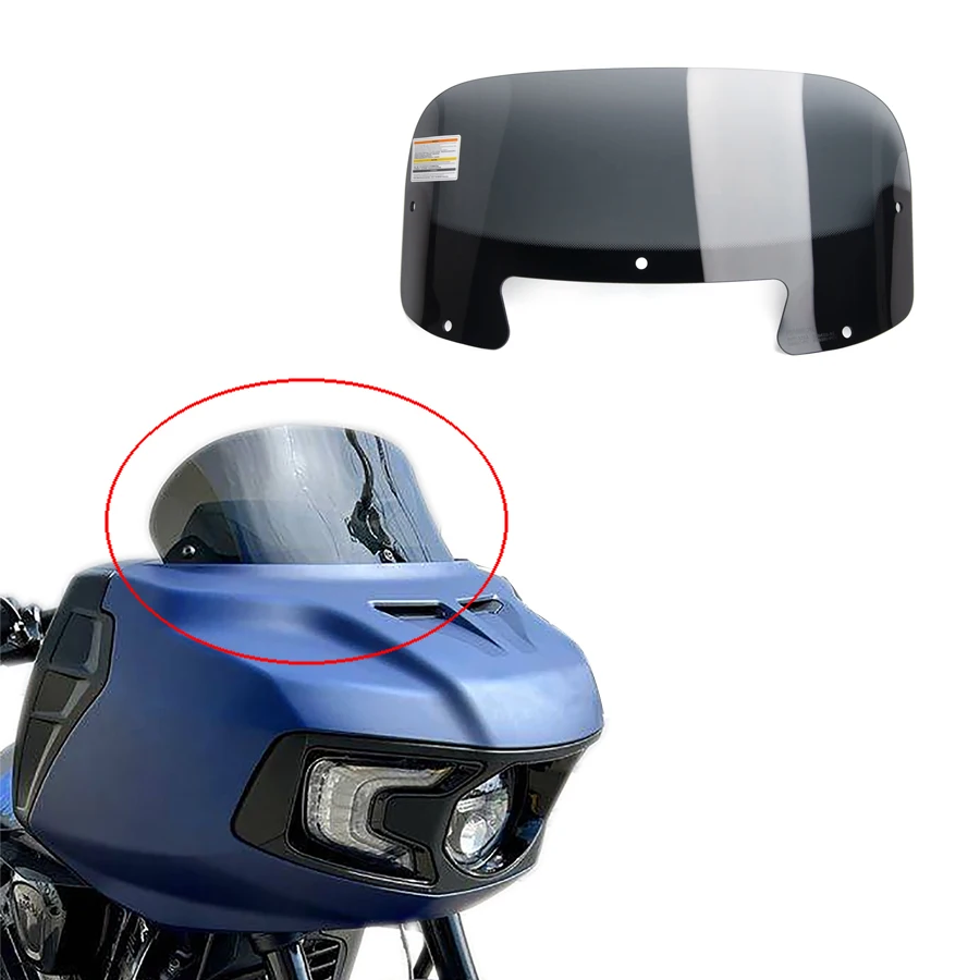 

2020-2023 For Indian Challenger PursuitI Motorcycle Windshield Windscreen Wind Deflector Spoiler Baffle Fairing 11 Inch PC