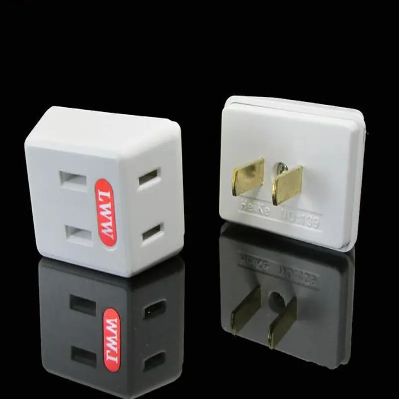 Travel Converter Adaptor 2 Pin Ac Power Plug Adaptor Multipurpose Plug