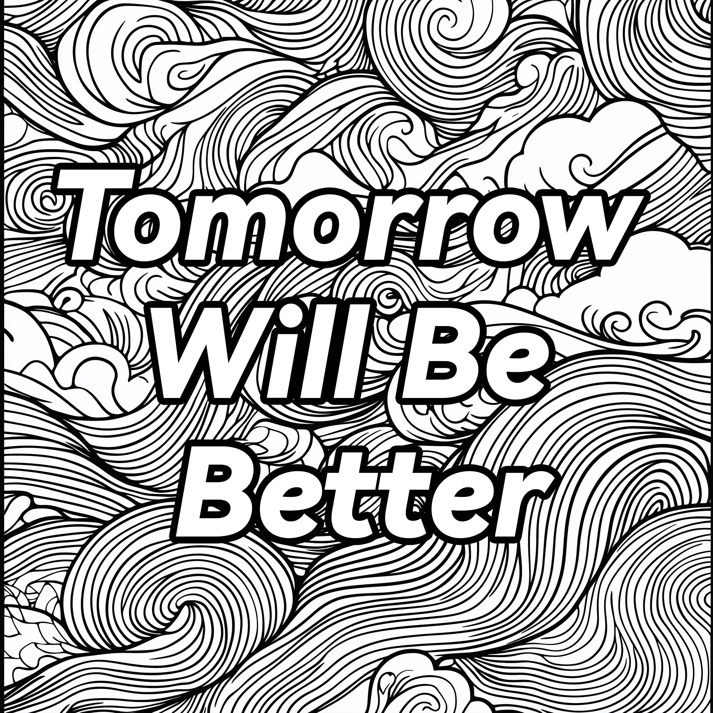 English Word Version Colouring Book Adult Picture Book Original Design 6