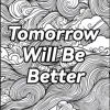 English Word Version Colouring Book Adult Picture Book Original Design 6