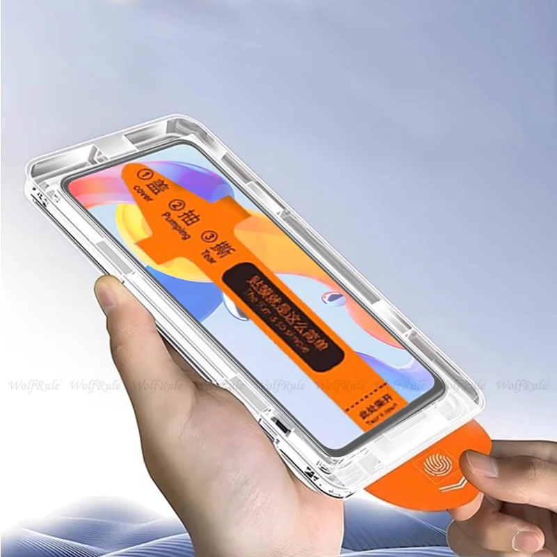 4/3/2/1 stücke Für Redmi Hinweis 11 Pro Plus Glas Xiaomi Redmi Hinweis 11 Pro 4G Glas Staub freies Screen Protector Redmi Hinweis 11 Pro 5G – Detail 3