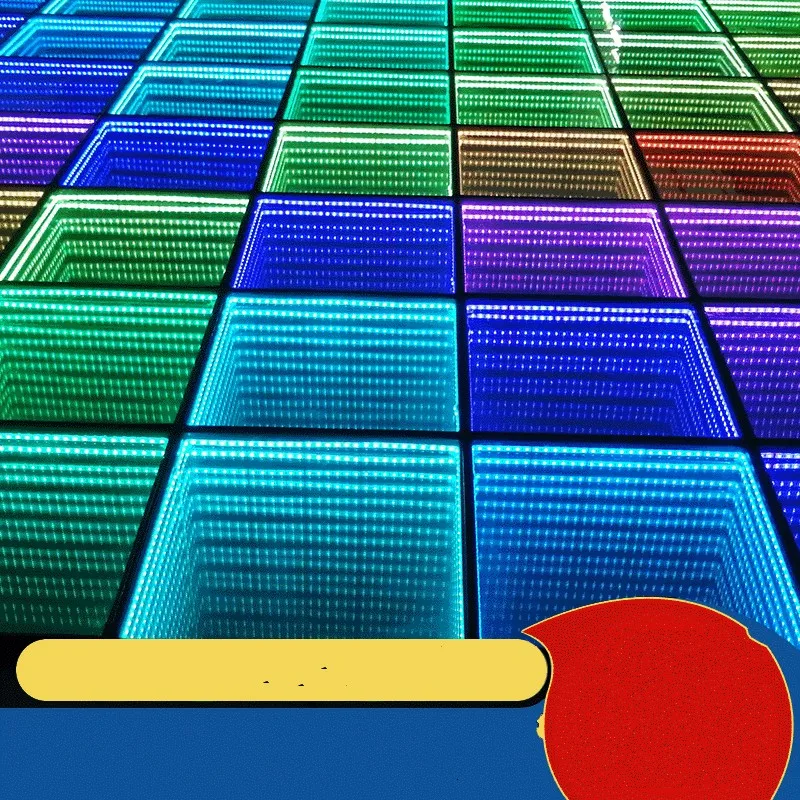 New Luxury Shiny Crystal Led Luminous Wedding Mirror Carpet Aisle Runner T Station Stage Decoration Props 60 X 60 4pcs/lot