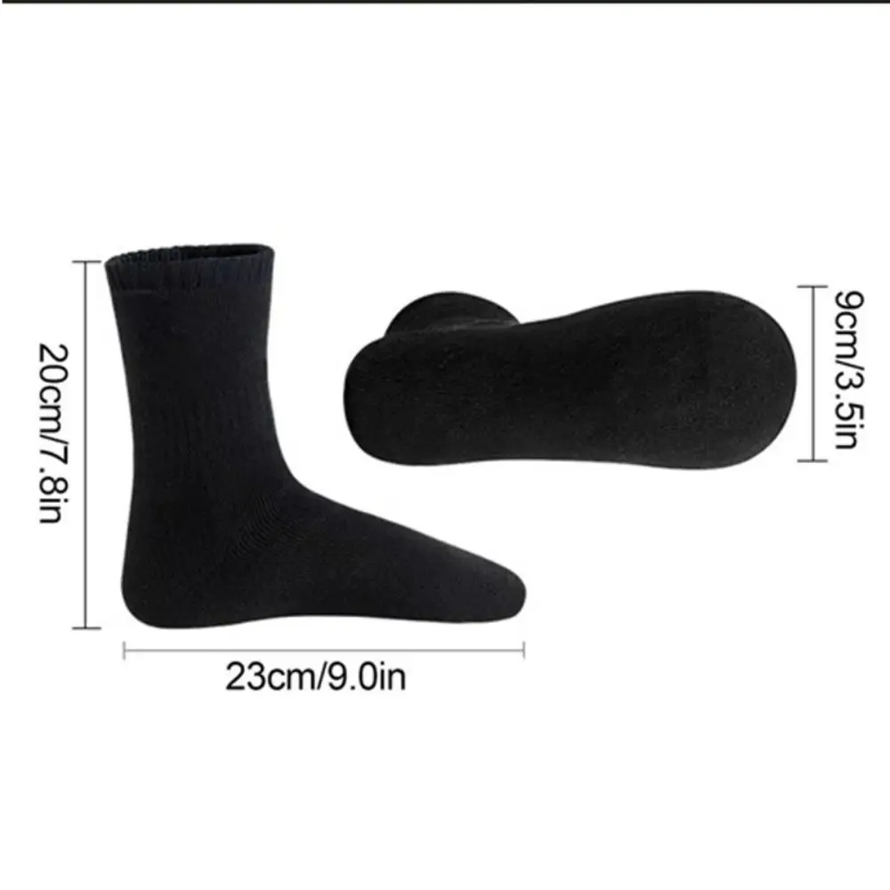 Winter Warm Cotton USB Heated Socks 5V Thermal Feet Warmer Soft Fast Heating Electric Warm Socks Outdoor Sports