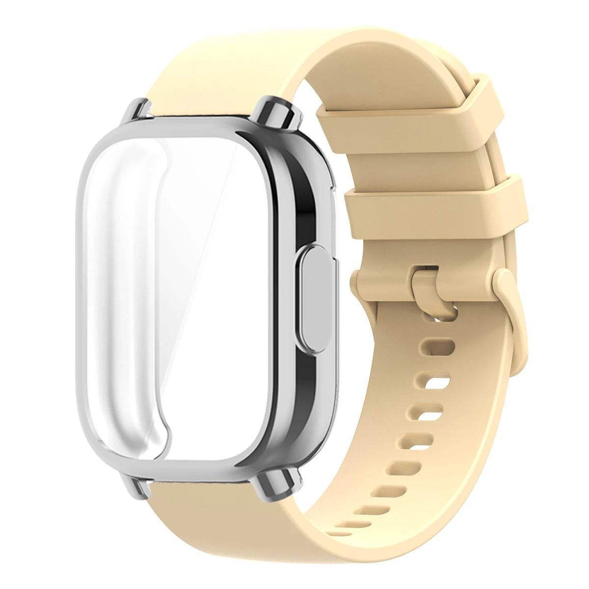 Silicone Strap with Protective Case