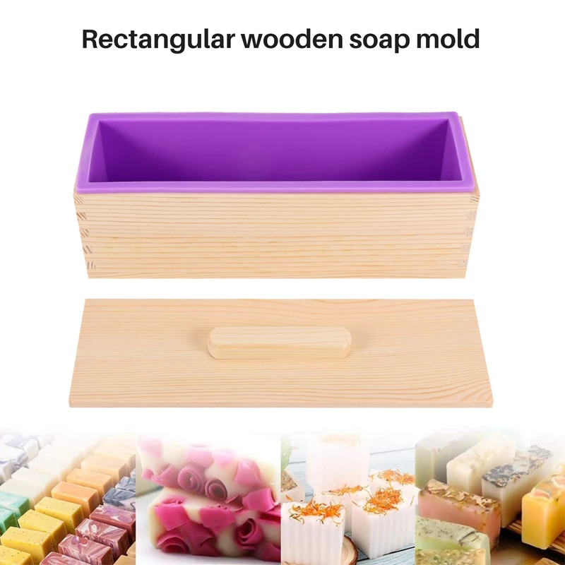 Wooden Soap Molds & Silicone Liners