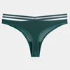 BANNIROU 1Pcs Sexy Panties For Woman Ice Silk Thongs Underwear For Women Female T-back G-string Underpants Sexy Ladies Intimates