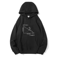 

Men Hoodie high quality Autumn Winter Cotton Blend funny math print Hoodie Sweatshirt male Casual hip hop top Pullovers