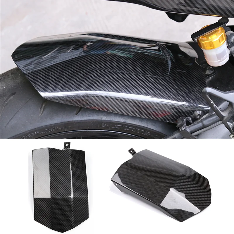 

Motorcycle Mudguard Rear Fender For Yamaha MT09 Accessories MT 09 FZ 09 MT-09 FZ09 True Carbon Fiber Mud Guard Extension FZ9