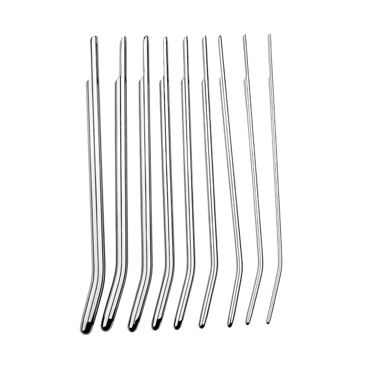 1Pcs, 9 Size Metal penis plugs, urethral massage, prostate masturbation, men's sex toys