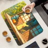 Pikachu Kitchen Drainage Mat Retro Style Dish Drying Pads Absorbent Placemats Drainer Tableware Mats Accessories 6