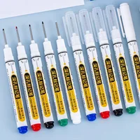 8pcs/set Deep Hole Long Head Markers Extended Nib 20MM  for Woodworking Metal Multi-functional Ceramic Tile Marking, Hardware 1