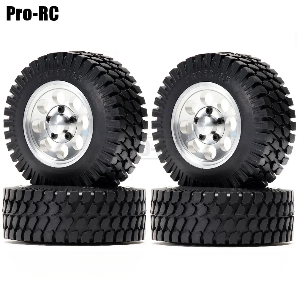 4 Stück KINGCOO RC Crawler Reifen 1,55 Zoll – Weicher Gummireifen Für 1:10 & 1/18 Geländewagen, 95 Mm