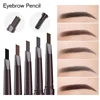 2 in 1 Eyebrow pencil professional Cosmetics makeup for women 5 Colors Waterproof Eyebrow Tattoo brush Long Lasting eyebrow pen 2