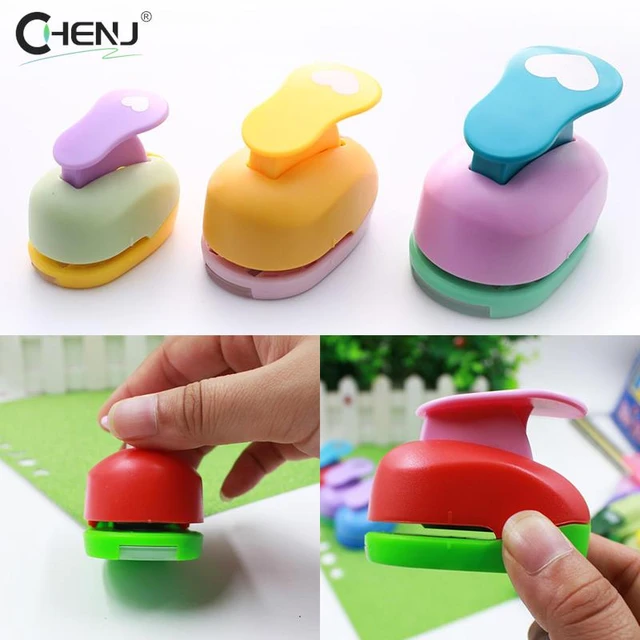 Plastics Heart Hole Punch DIY Craft Hole Puncher For Scrapbooking Punches  Maker Kids Scrapbook Paper Cutter