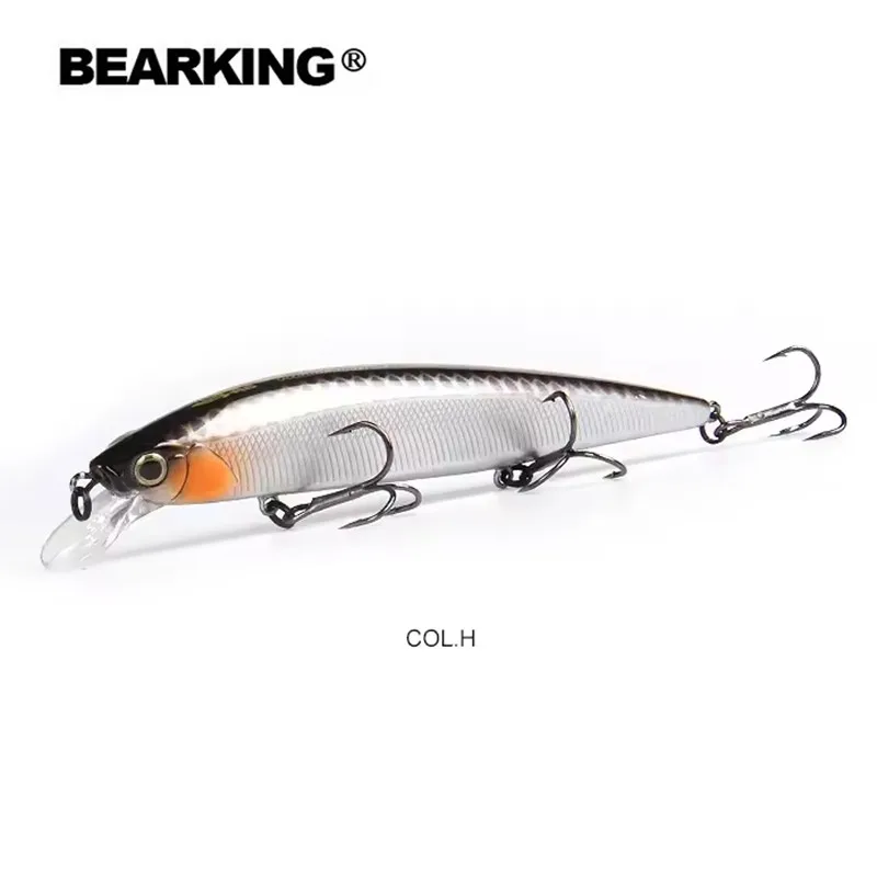 BEARKING 130mm 22g SP Hot fishing lures assorted colors minnow crank Tungsten weight system wobbler model crank bait fishing lure