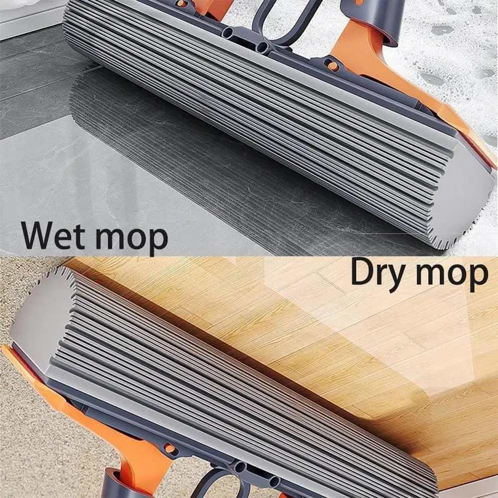 Haushaltsschwamm-Reinigungsmopp, Lazy Mop, schnelle Fleckenreinigung, starke Wasseraufnahme, trocken und nass verwendbar – Detail 4