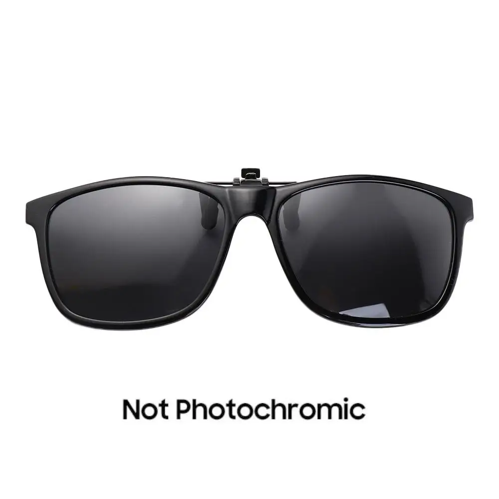 Anti-UV Night Vision Lenses Driving Fishing Sunglasses Flip Up Clip on Polarized