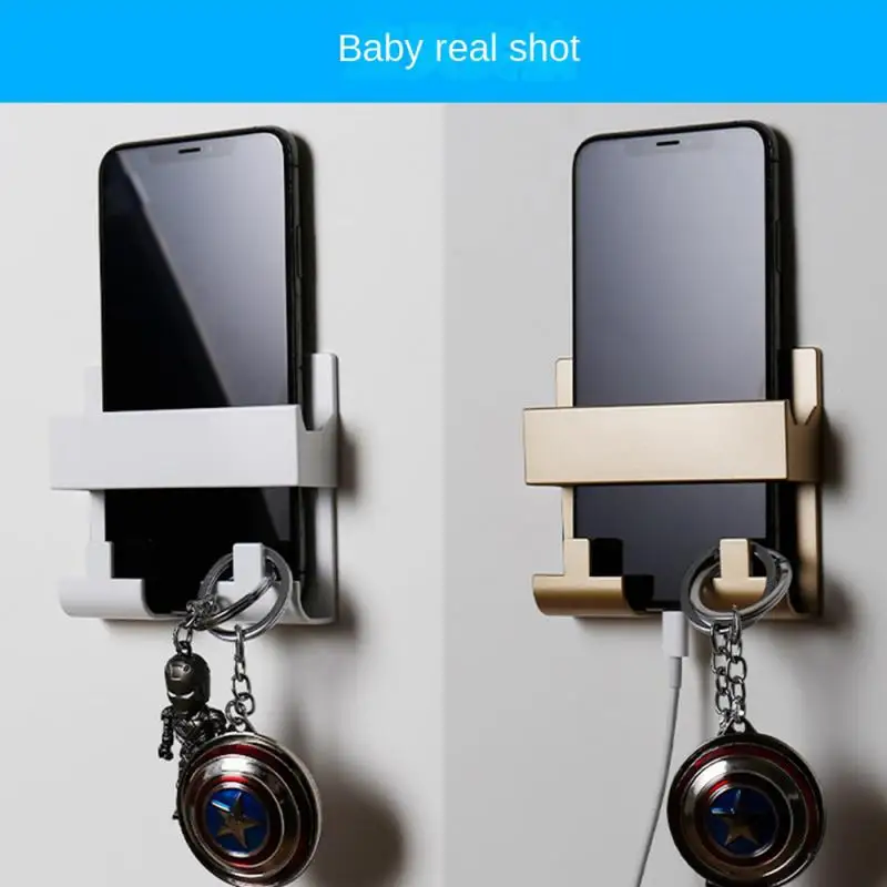 벽걸이 형 충전 후크 핸드폰 홀더, 벽걸이 케이블 정리 스탠드 브래킷 도크 부착 벽걸이 핸드폰 태블릿 홀더 용품 
