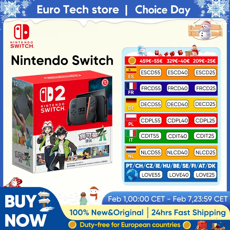 2025 Pacchetto Originale Nintendo Switch 2 + Pokémon Legends Z-A NS2 In ...