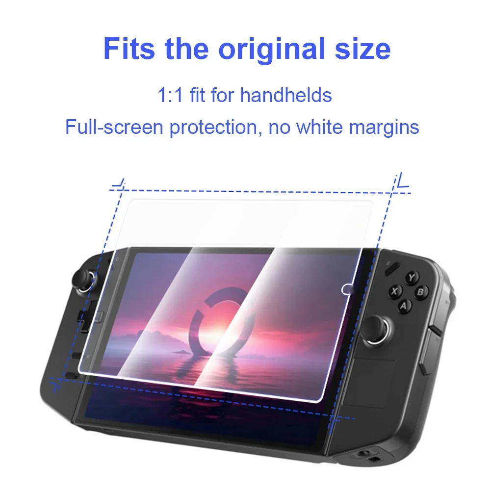 Transparent Tempered Glass Screen Protector for Gaming Handheld