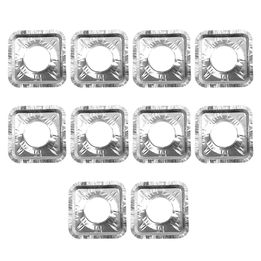 Portable stove 20 Pcs 2 gas burner aluminum foil stove liners furnace cover covers oven for top