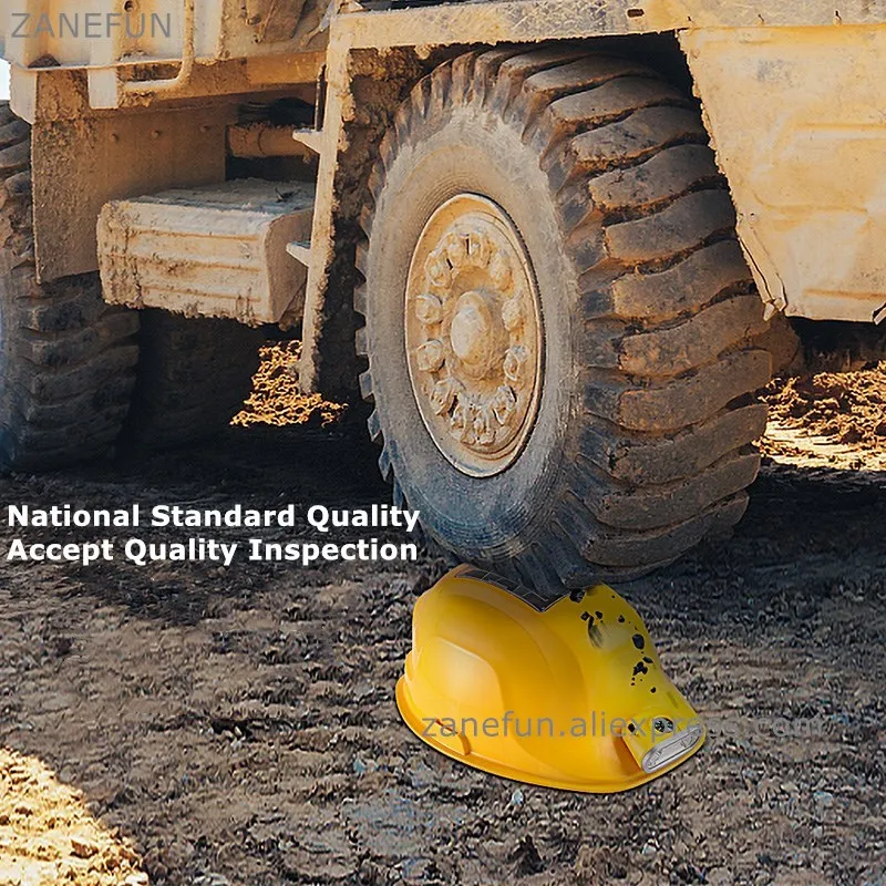 Solar Safety Helmet With 2 Fans Bluetooth FM LED Headlight 8000mAh Power Bank Compass Construction Helmet work Safety