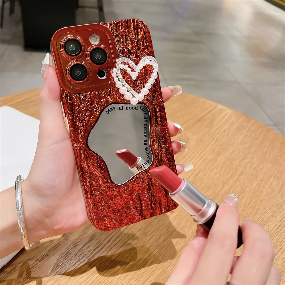 Vauki 2 Pezzi Cover per Samsung Galaxy A34 5G, Custodia con Motivo Cuore, Antiurto Ultra