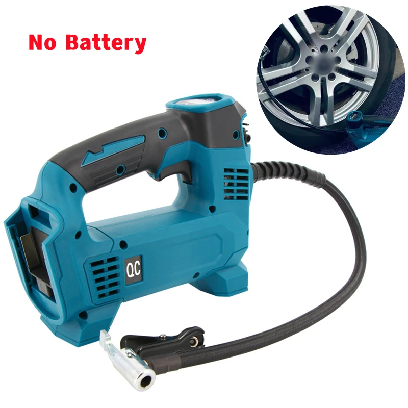 

High Pressure Cordless Inflatable Pump With Digital Display Portable Car Electric Air Pump For Car Pneumatic Tool
